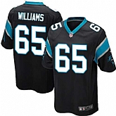 Nike Men & Women & Youth Panthers #65 Williams Black Team Color Game Jersey,baseball caps,new era cap wholesale,wholesale hats